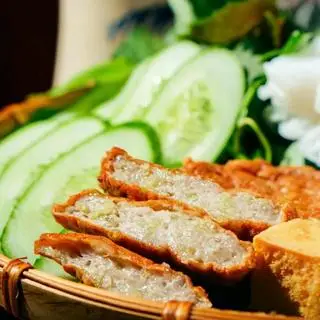 Hình ảnh Bún đậu nem chua rán phố cổ chiên giòn - kèm 1 ly Coca