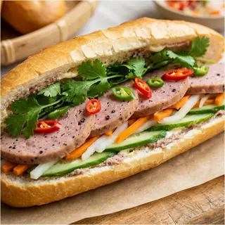 Hình ảnh Bánh mì chả bò 