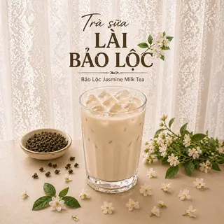 Hình ảnh Trà sữa lài Bảo Lộc