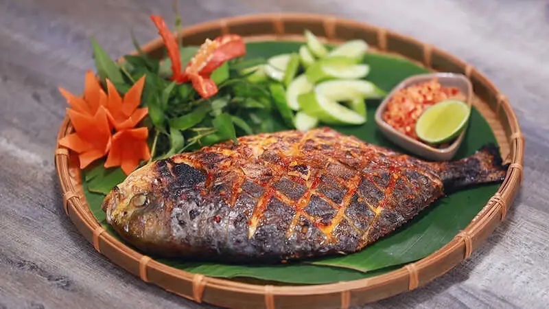 Hình ảnh Cá cam nướng
