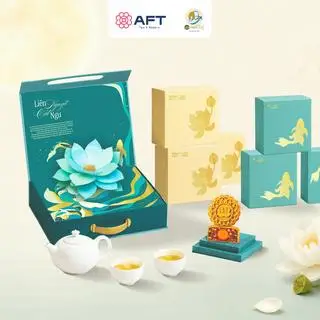 Hình ảnh Liên Nguyệt Cát Ngư (Hộp 6 bánh)