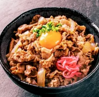 Hình ảnh CƠM BA CHỈ BÒ HẦM KIỂU NHẬT GYUDON