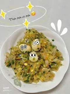 Hình ảnh Bánh tráng dẻo mỡ hành