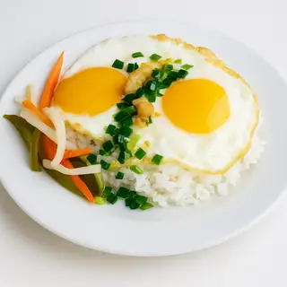Hình ảnh Cơm ốp la 2 trứng