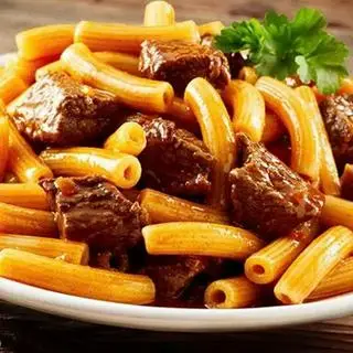 Hình ảnh Nui xào bò