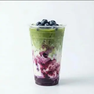 Hình ảnh Mattcha latte Nhật nho đen
