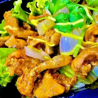 Hình ảnh Da gà chiên mắm bơ tỏi