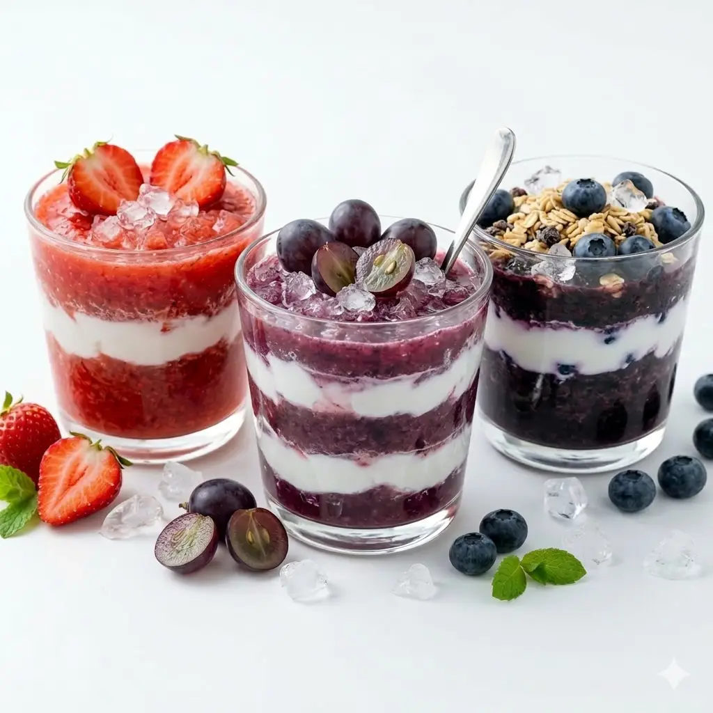 Hình ảnh Sữa chua dẻo mix hoa quả tươi