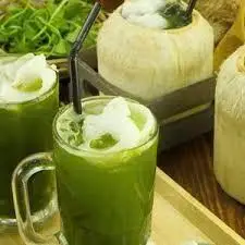 Hình ảnh Rau má sầu riêng sữa dừa - ly khổng lồ