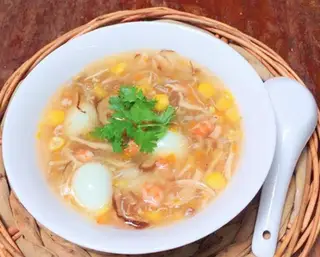 Hình ảnh Súp cua trứng cút