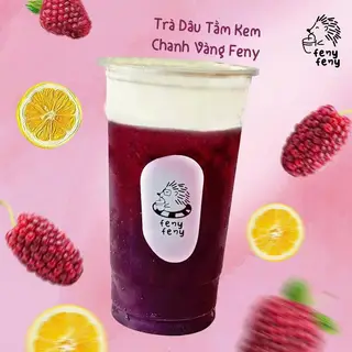 Hình ảnh Trà dâu tằm kem chanh vàng Feny