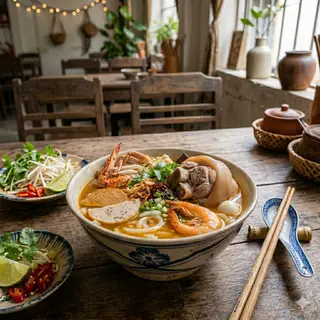 Hình ảnh Bánh canh cua giod heo đặc biệt full topping