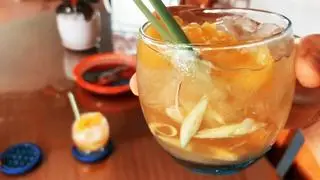Hình ảnh Trà đào sả tắc