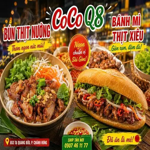 Hình ảnh CoCo Q8 - Bánh Mì Thịt Nường & Bún Thịt Nướng - Tạ Quang Bửu