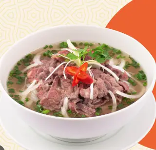 Hình ảnh Phở tái bắp lõi