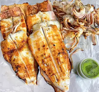 Hình ảnh Khô mực dẻo nướng