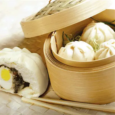 Hình ảnh Bánh bao 2 trứng cút