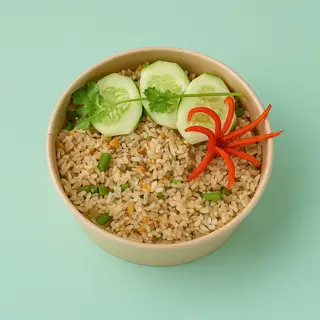 Hình ảnh Cơm chiên tỏi - ăn chay được