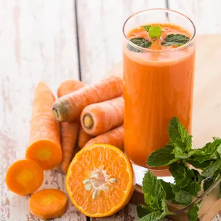 Hình ảnh Nước ép cà rốt nguyên chất
