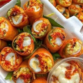 Hình ảnh Bánh tráng cuộn