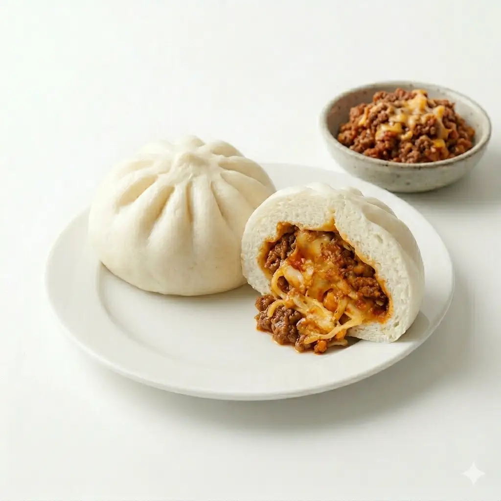 Hình ảnh Bánh bao xúc xích phô mai