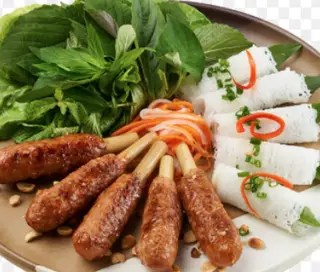 Hình ảnh Nem nướng bánh hỏi