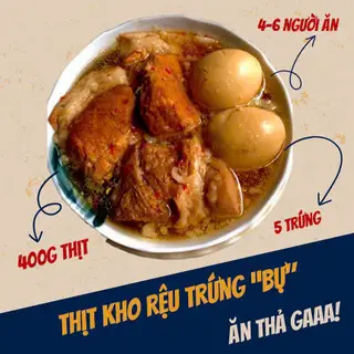 Hình ảnh Phần thịt kho rệu trứng - "Bự"