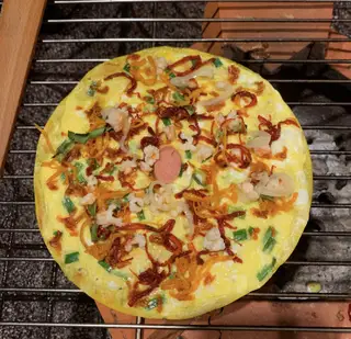 Hình ảnh Bánh tráng nướng trứng phô mai