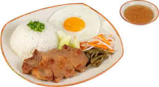 Hình ảnh Cơm tấm sườn trứng