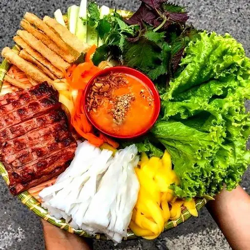 Hình ảnh Nem nướng Nha Trang - Trà chanh