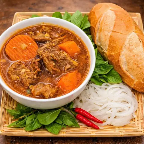 Hình ảnh Mua bò kho bánh mì tặng trà đá