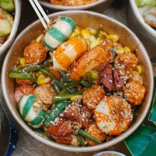Hình ảnh Combo cá viên chiên sốt bơ tỏi