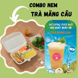 Hình ảnh Combo nem và trà mãng cầu