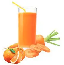Hình ảnh Nước ép cam - cà rốt
