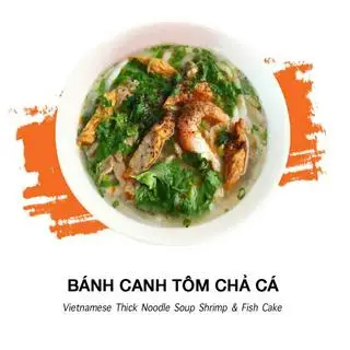 Hình ảnh Bánh canh 2 món chả cá - tôm