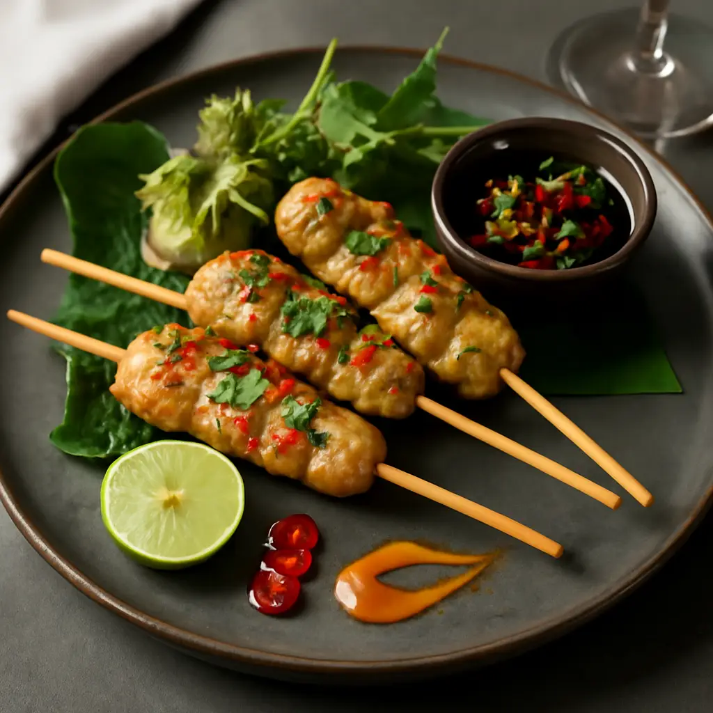 Hình ảnh Gà xiên que