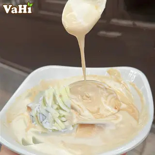 Hình ảnh Caramen kem phô mai dẻo trân châu dừa non