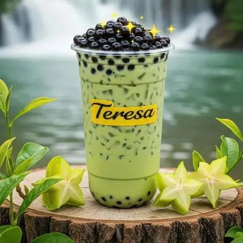 Hình ảnh Trà Sữa Teresa - Sâm Rong Biển & Bánh Tráng Trộn - Kha Vạn Cân