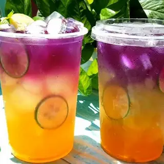 Hình ảnh Trà chanh 3Q đậu biếc