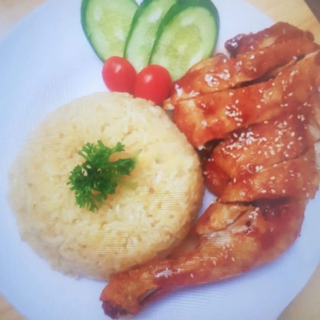 Hình ảnh Cơm Rang Gà Lóc Xương