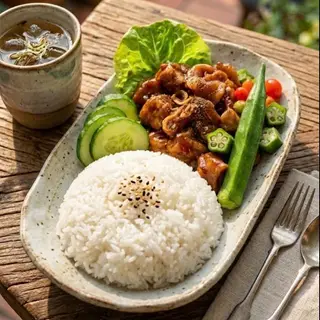Hình ảnh Cơm ruột khìa nước dừa