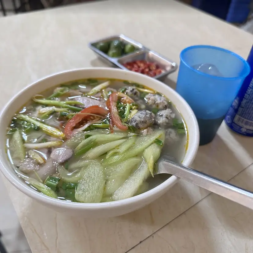 Hình ảnh Combo 2 bún mọc+2 Coca ( Sprite)
