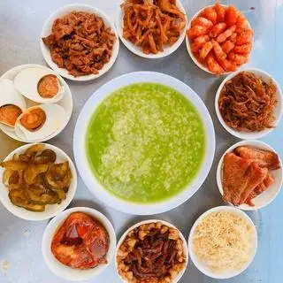 Hình ảnh Cháo trắng lá dứa lớn