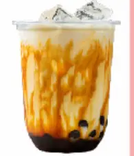 Hình ảnh Sữa tươi trân châu đường đen matcha