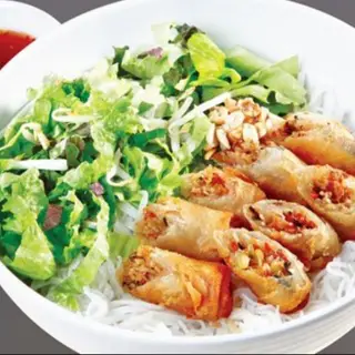 Hình ảnh Bún chả giò giòn rụm