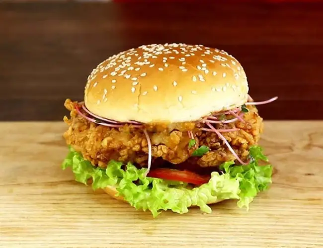 Hình ảnh Hamburger gà