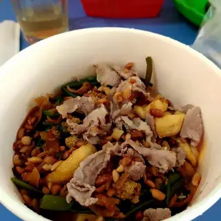 Hình ảnh Bún trộn đầy đủ