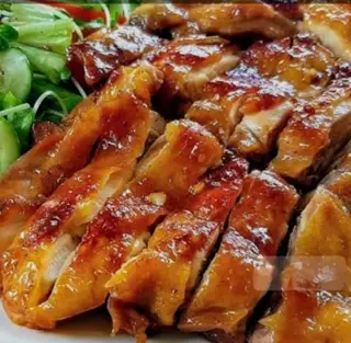 Hình ảnh Cơm gà sườn