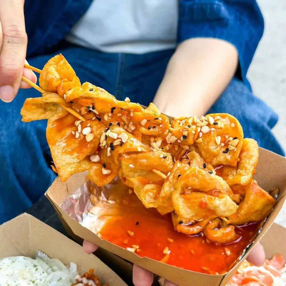 Hình ảnh Chả cá Hàn Quốc sốt chua ngọt