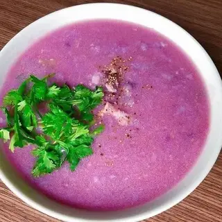 Hình ảnh Canh khoai mỡ thịt bằm